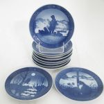 588 6495 CHRISTMAS PLATES